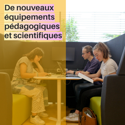 de nouveaux équipements pédagogiques