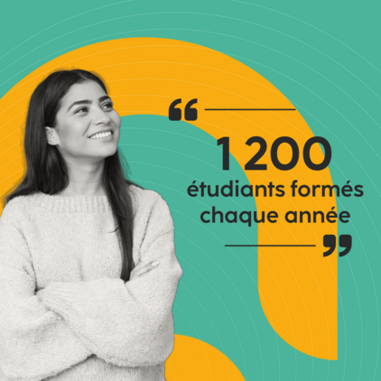 1200 étudiants formés chaque année